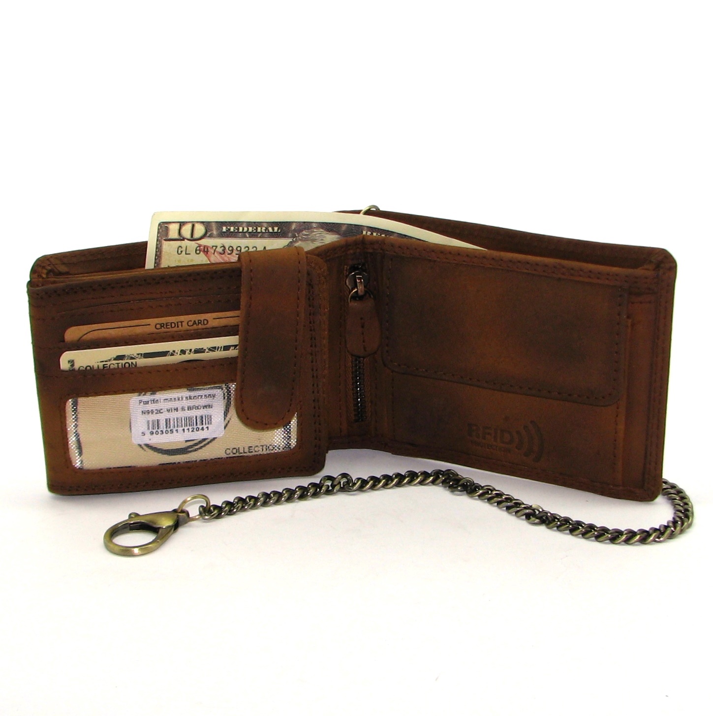 Кошелек мужской Always Wild N992C-VIN-S BROWN Кошелек мужской Always Wild N992C-VIN-S BROWN